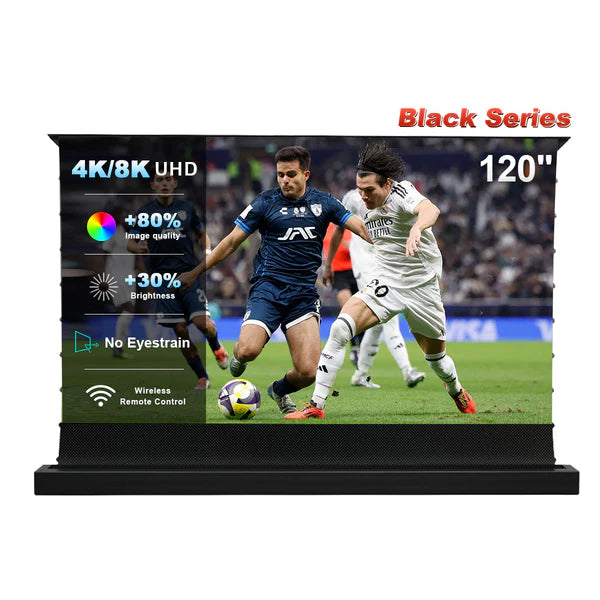 100" - 120" Nothing Projector Black Series ALR Motorized Floor Rising Screen (UST)