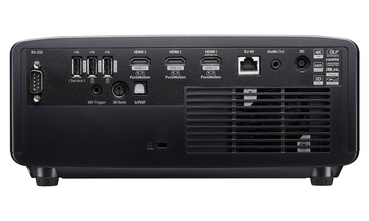 Optoma UHZ58LV Bright 4K UHD Dual Laser Home Entertainment Projector