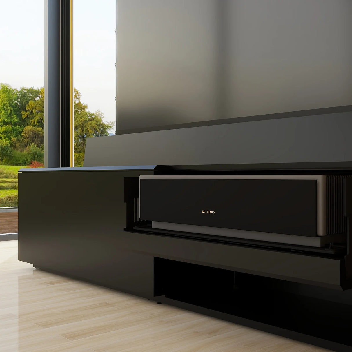 VIVIDSTORM Fully Concealed Motorized Cabinet PARIS