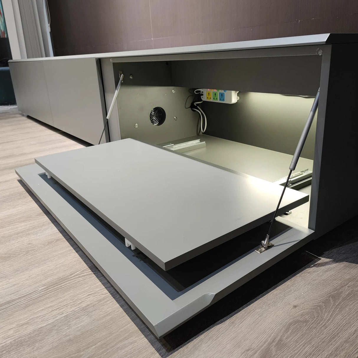 VIVIDSTORM Fully Concealed Motorized Cabinet PARIS
