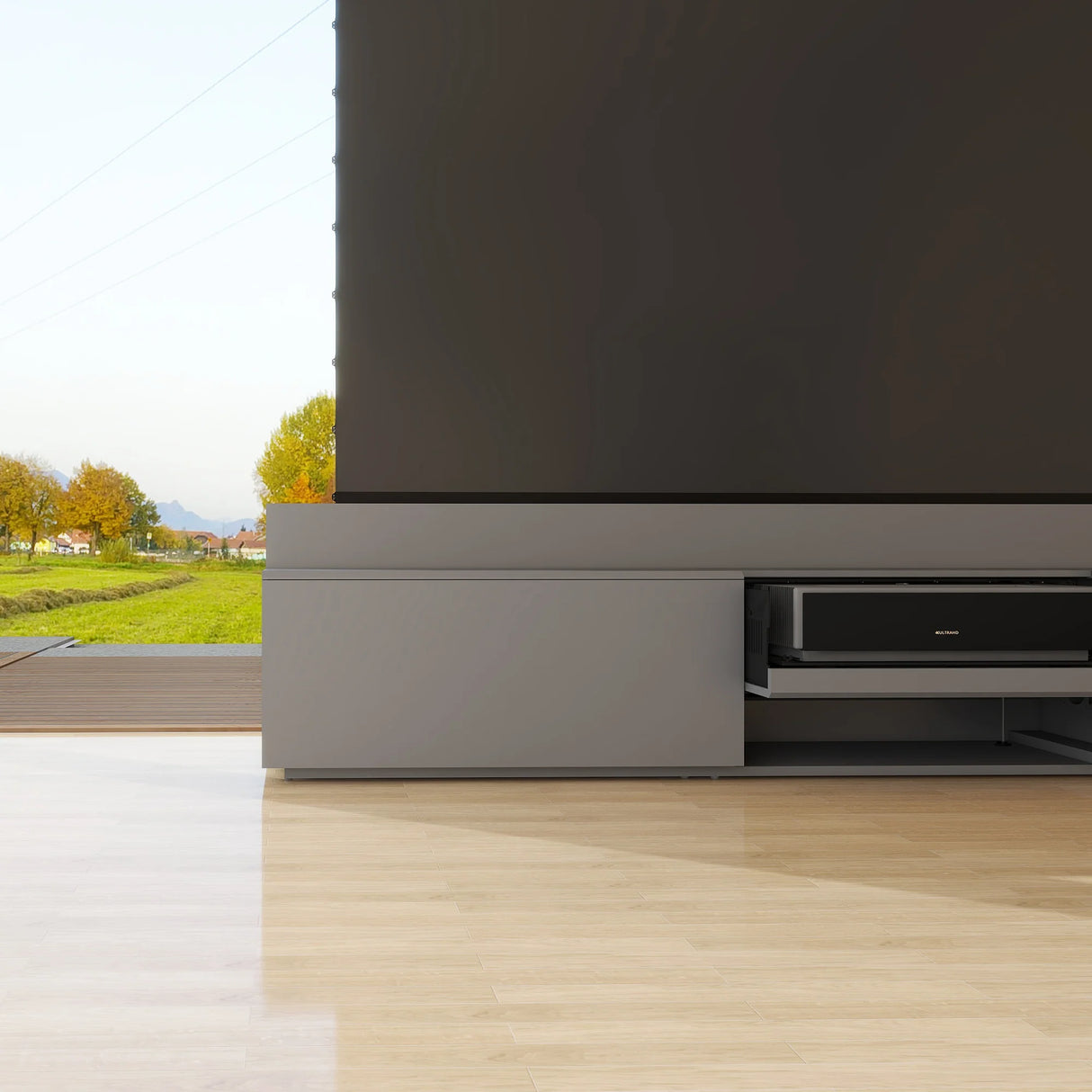 VIVIDSTORM Fully Concealed Motorized Cabinet PARIS