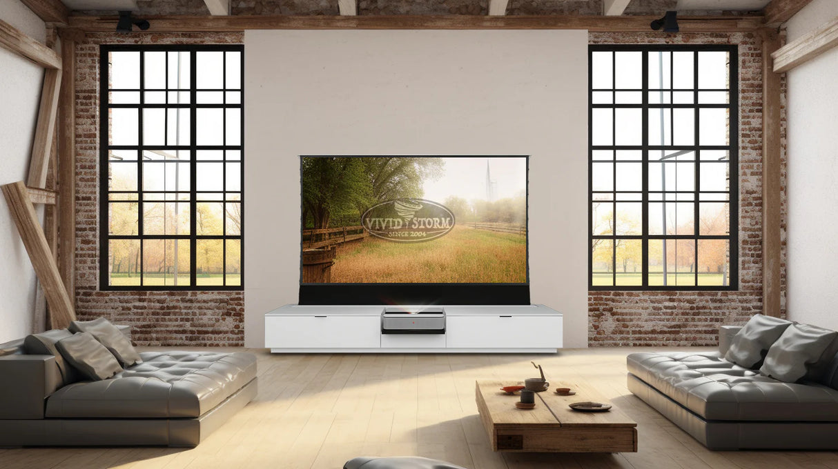 VIVIDSTORM Motorised Laser TV Cabinet Berlin -Leica Cine 1 Edition