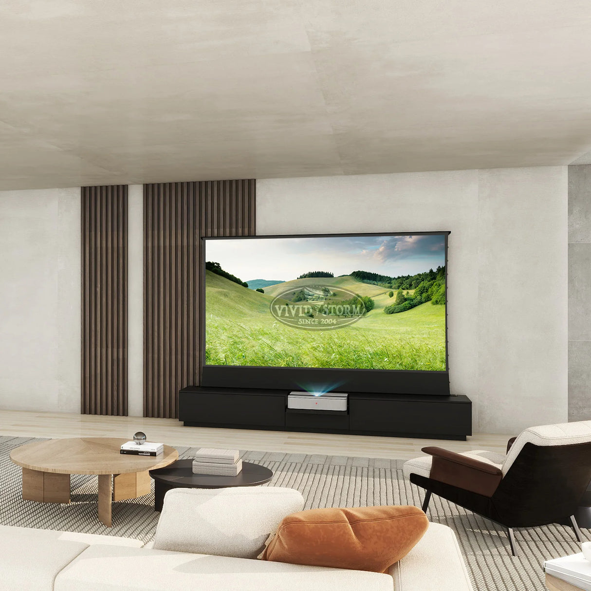 VIVIDSTORM Motorised Laser TV Cabinet Berlin -Leica Cine 1 Edition