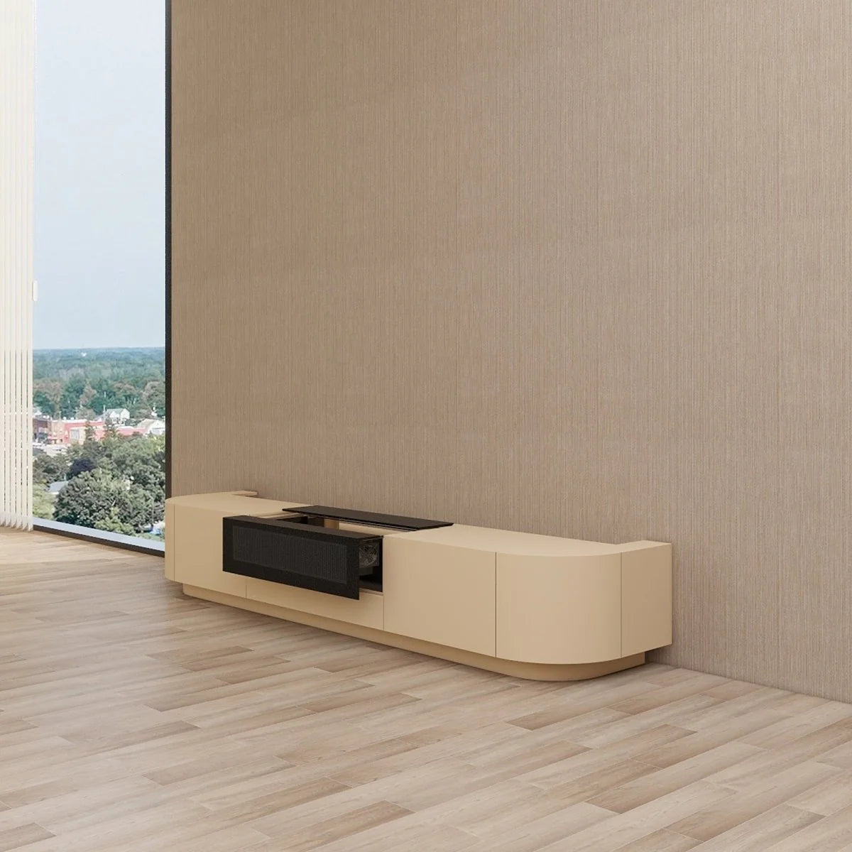 VIVIDSTORM Motorized Laser TV Cabinet Florence