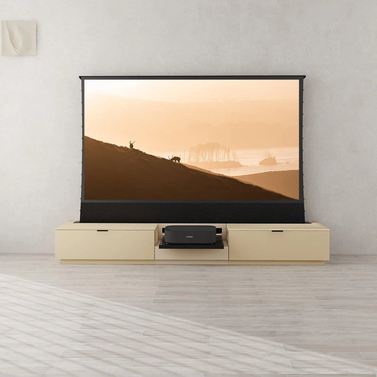 VIVIDSTORM Motorised Laser TV Cabinet Berlin - Epson Edition