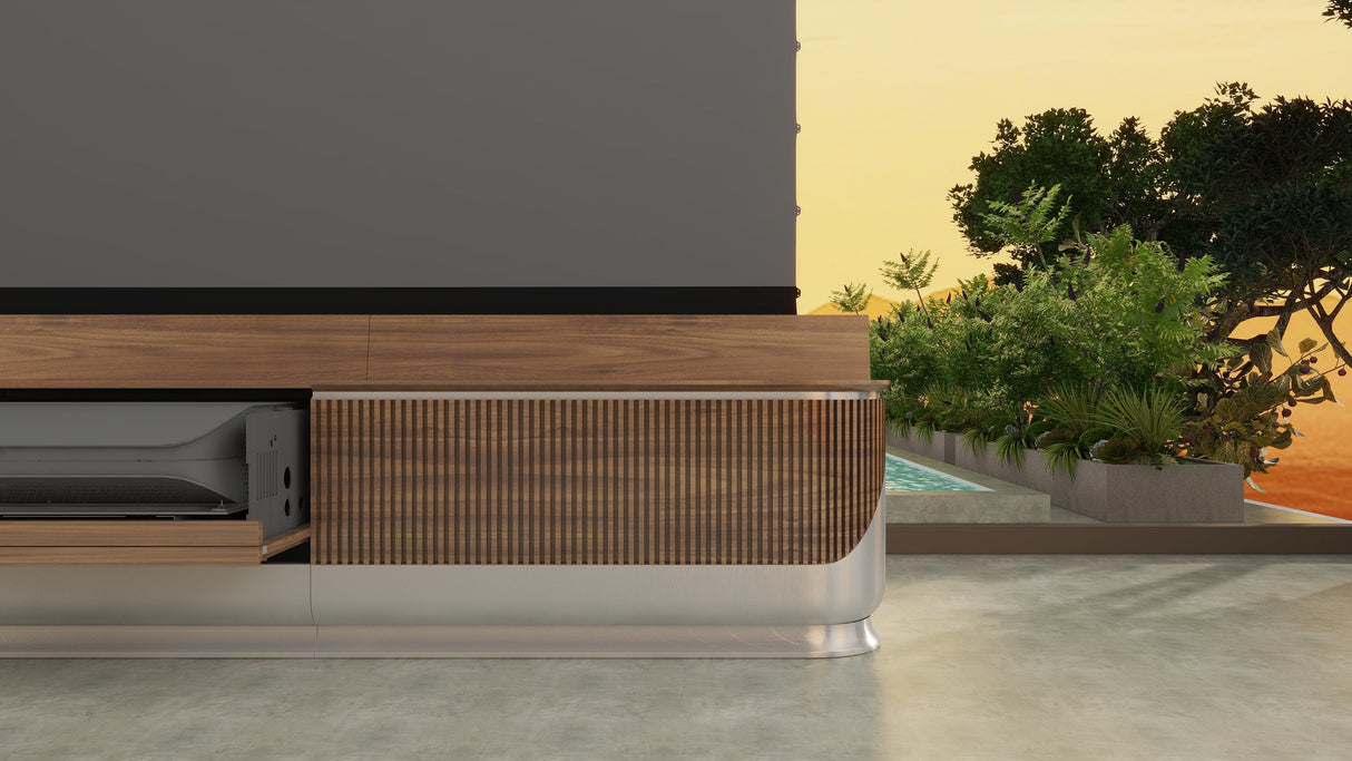 VIVIDSTORM Fully Concealed Premium Motorized Laser TV Cabinet DUNE