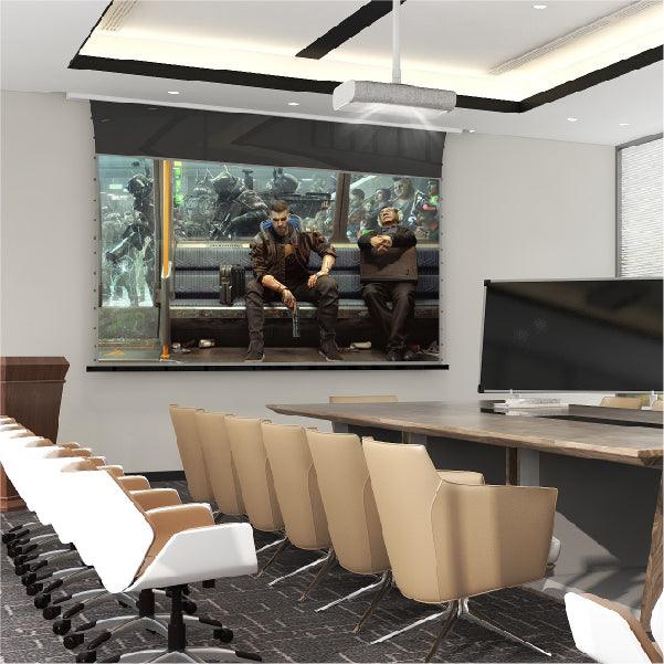 VIVIDSTORM PRO A Slimline Motorized Tension UST ALR Projector Screen (UST)