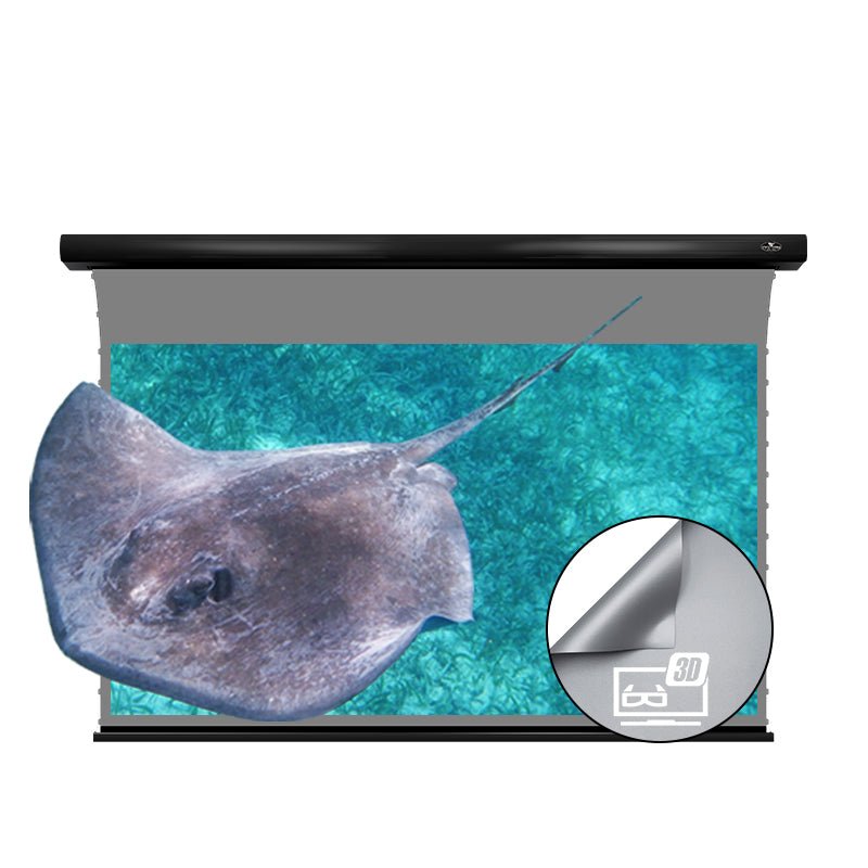 Vividstorm ALR 3D (high gain) Slimline Motorised Obsidian ALR Long Throw Projector Screen