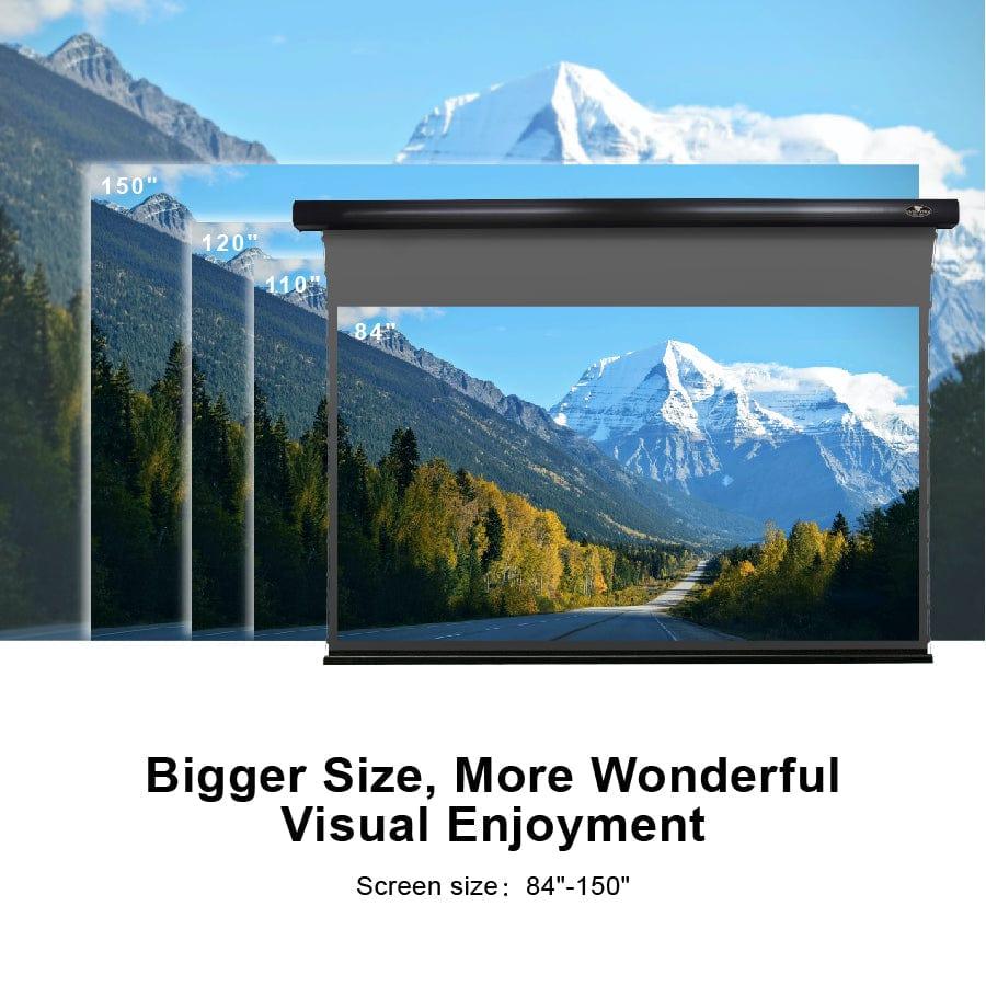 Vividstorm ALR 3D (high gain) Slimline Motorised Obsidian ALR Long Throw Projector Screen