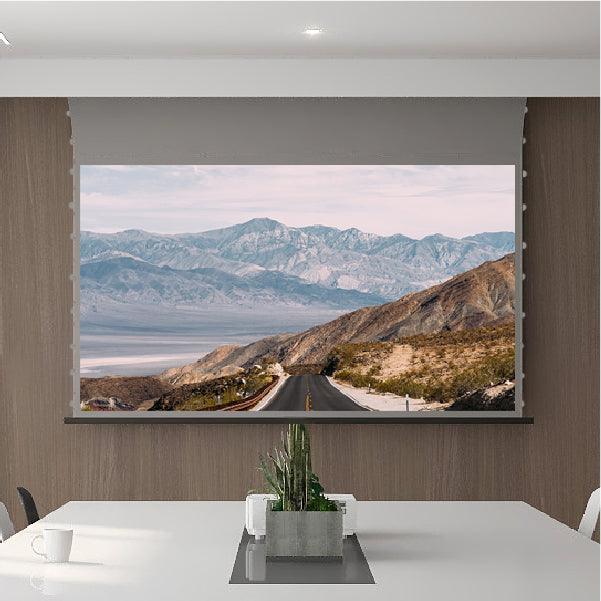 Vividstorm ALR 3D (high gain) Slimline Motorised Obsidian ALR Long Throw Projector Screen
