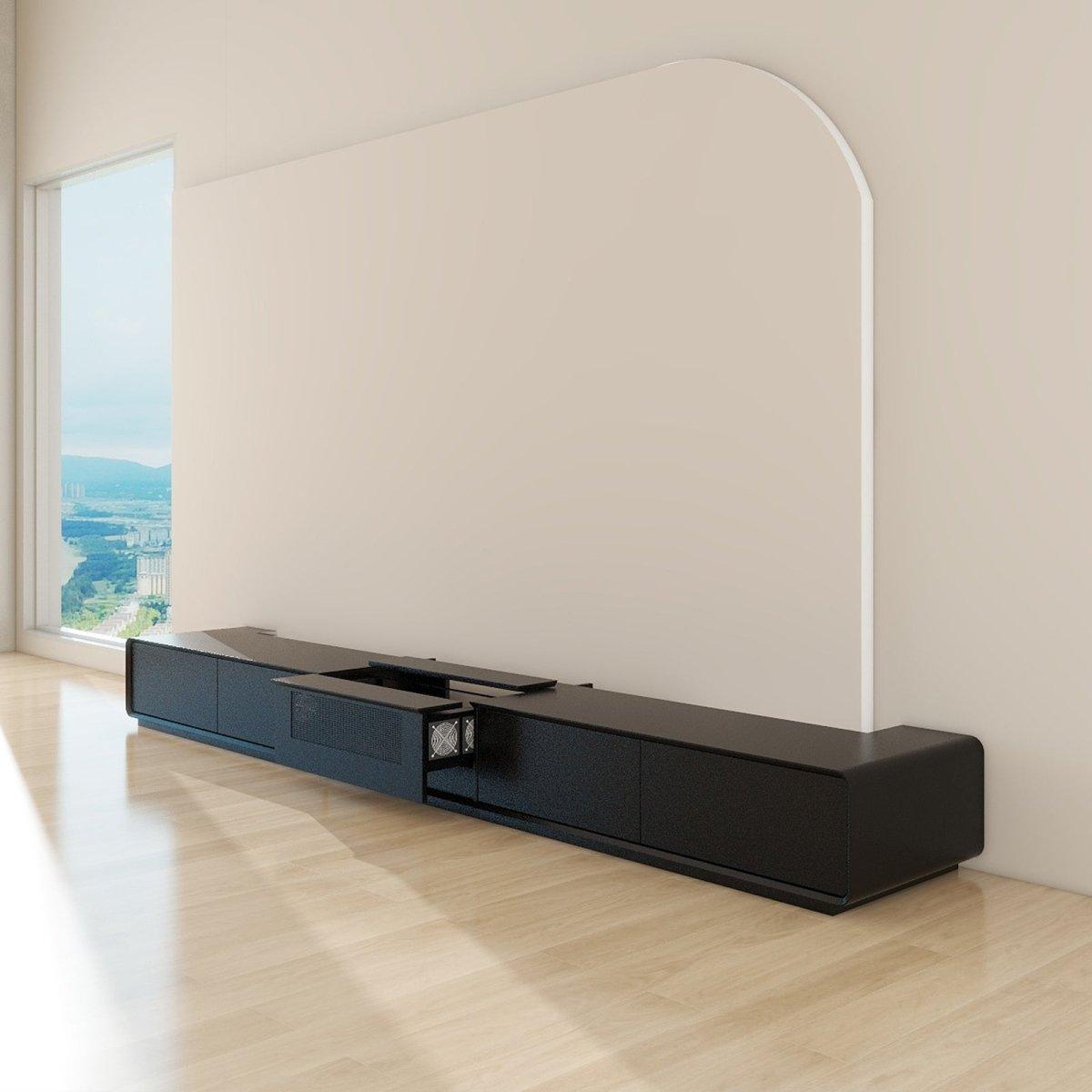 VIVIDSTORM Motorised Laser TV Cabinet Copenhagen