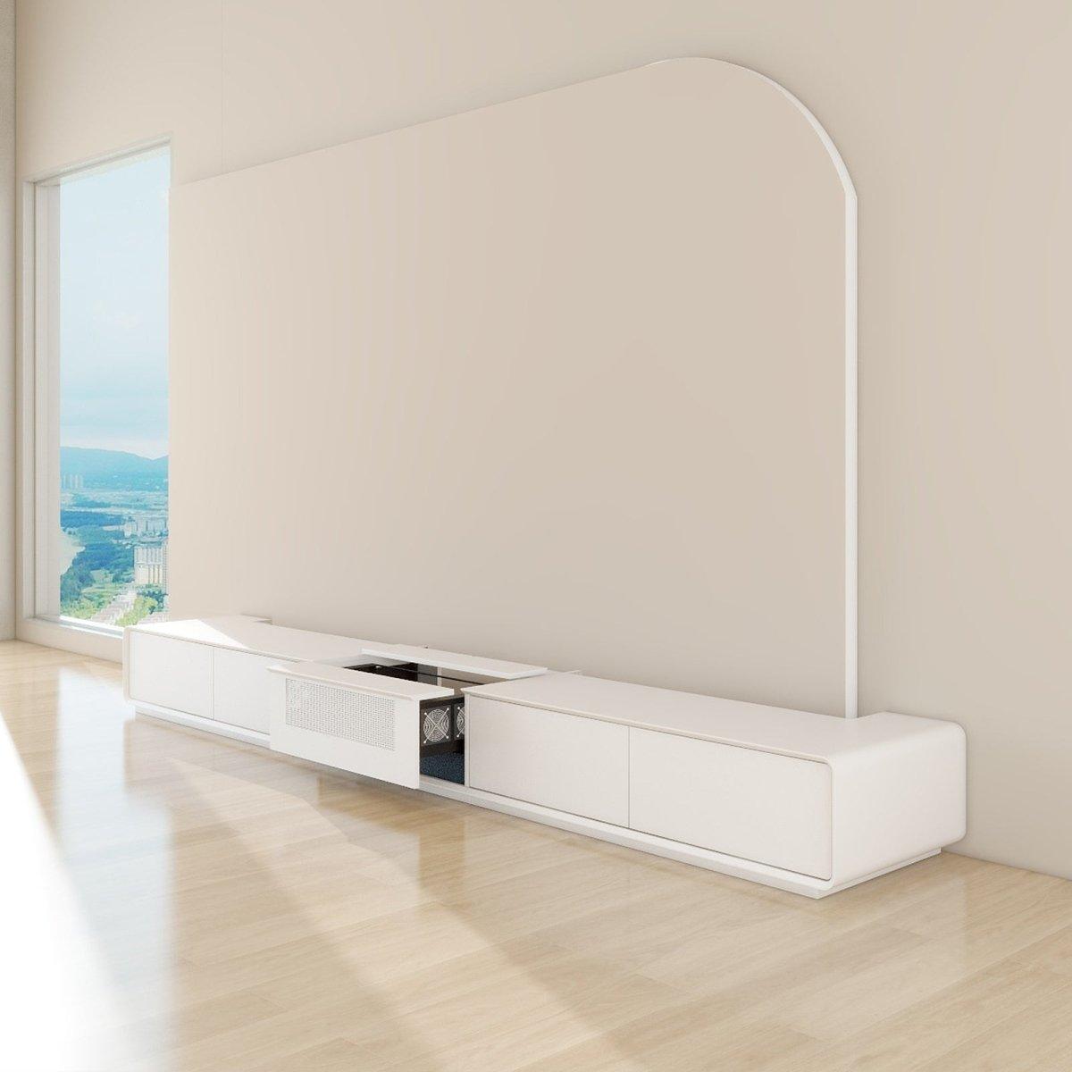VIVIDSTORM Motorised Laser TV Cabinet Copenhagen