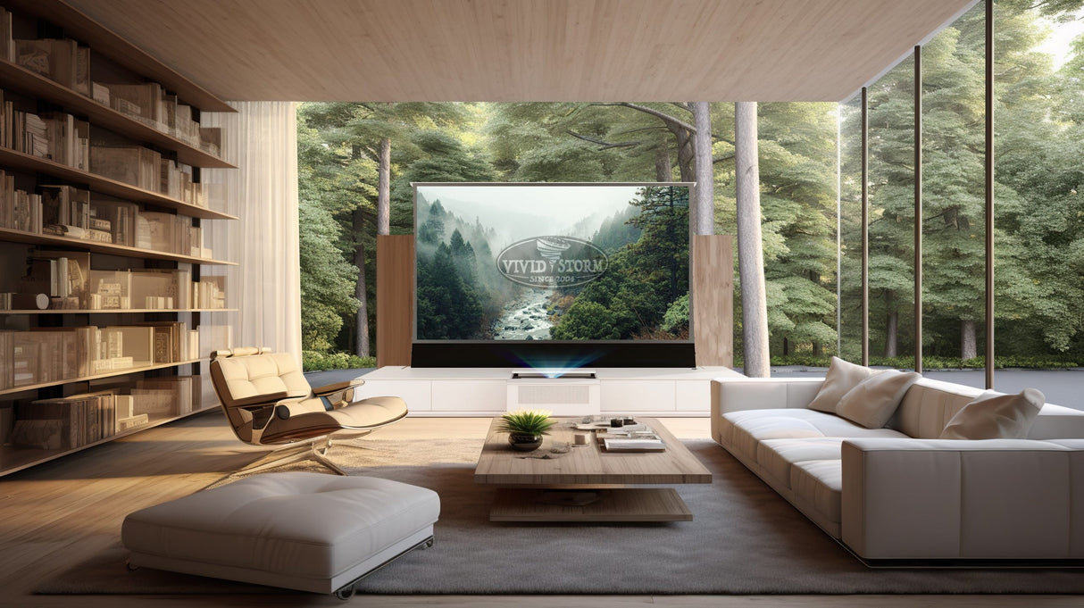 VIVIDSTORM Motorised Laser TV Cabinet Copenhagen