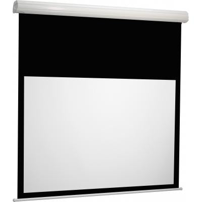 Euroscreen Manual Pull Down 210cm x 131cm Viewing Area 97" Diagonal 16:10 Format Matte White - Black Borders Diplomat Manual Series