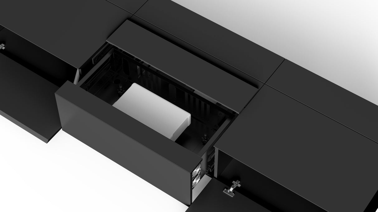 Gabinete negro motorizado Maxlight (para pantallas VividStorm de 110 a 120")