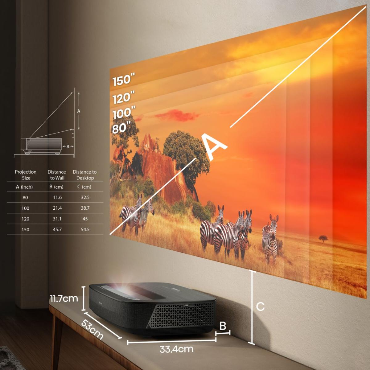 Hisense PL2 Laser 4K UST Projector