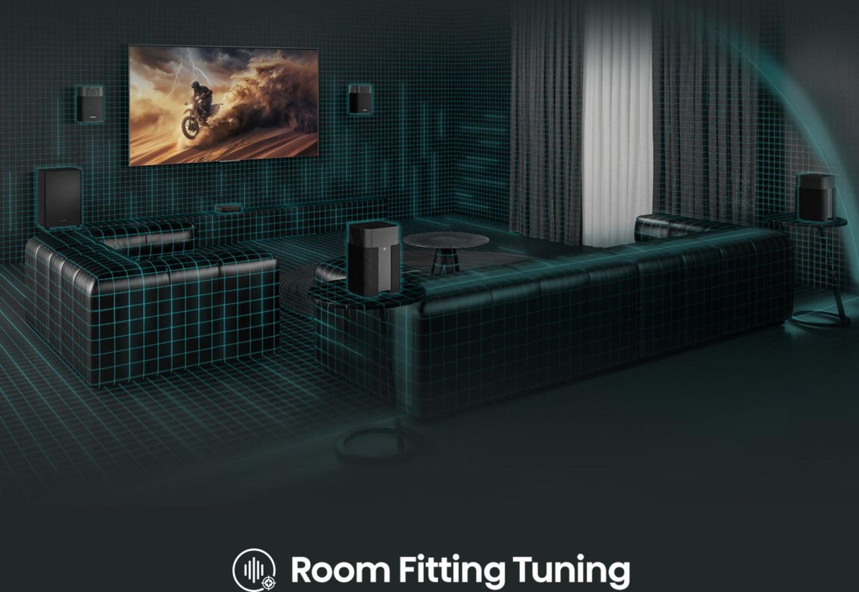 Hisense HT SATURN 4.1.2 CH Soundbar, 720W Dolby Atmos