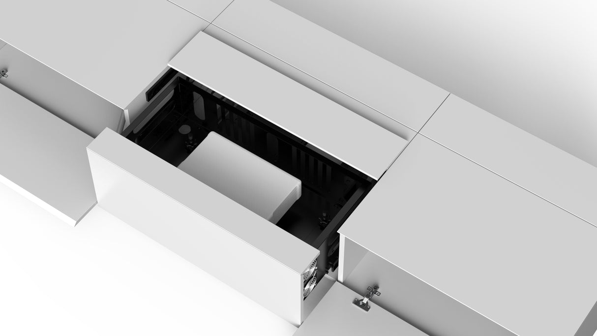 Maxlight SpaceMaster Motorised Cabinet White/Black