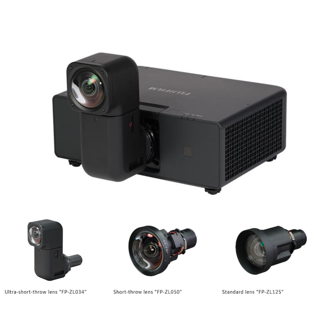FUJIFILM ZUH12000 4K 12000lms Interchangeable Lens Projector (UST Lens Included)