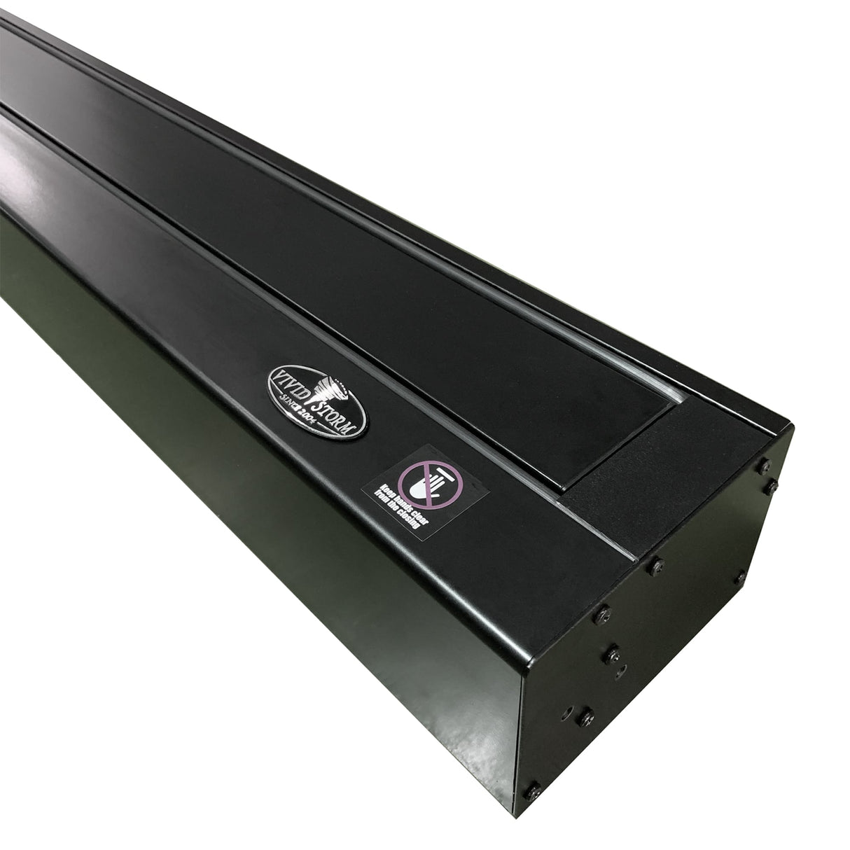 VIVIDSTORM S White Cinema P Perforated Motorized Tension Floor Rising Projector Screen - Borderless