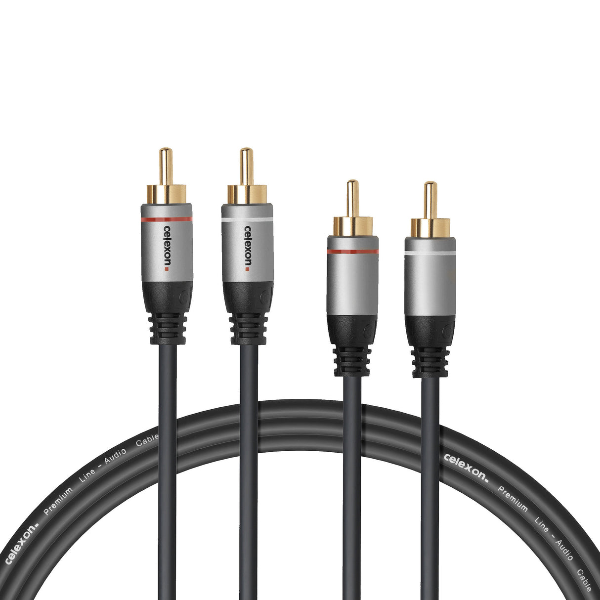 celexon 2x RCA stereo audio cable - Professional Line