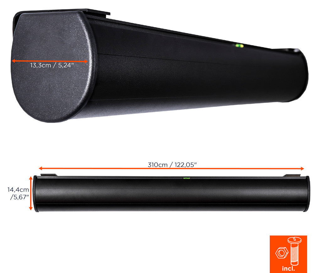 celexon Electric Chroma Key Green Screen - ideal large background for high-quality video content, online training or webcam meetings