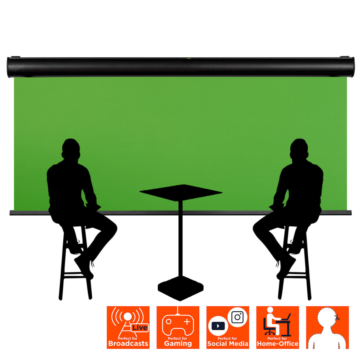 celexon Electric Chroma Key Green Screen