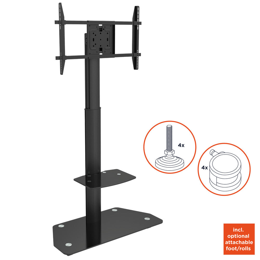 celexon Professional height-adjustable display trolley Adjust-3270MP Portrait