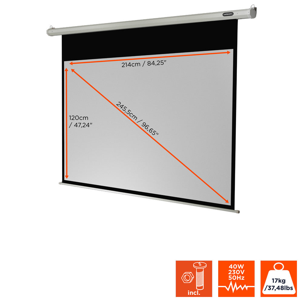 celexon Projector Screen Electric Economy