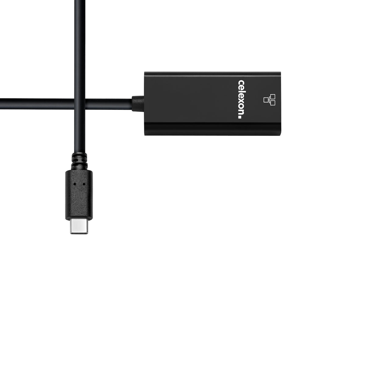 celexon USB-C to Ethernet M/F adapter, black