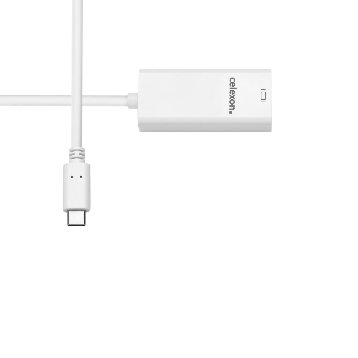celexon USB-C to mini DisplayPort M/F adapter, white