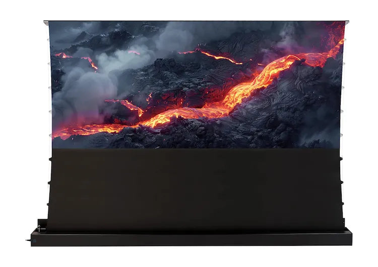 Pantalla de suelo eléctrica de alto contraste Celexon ALR / CLR HomeCinema Plus UST - 21:9 Negro