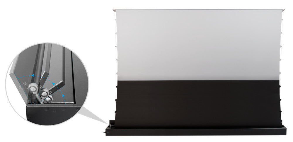 celexon UST High Contrast Floor Scissor Screen - Expert 21:9 black