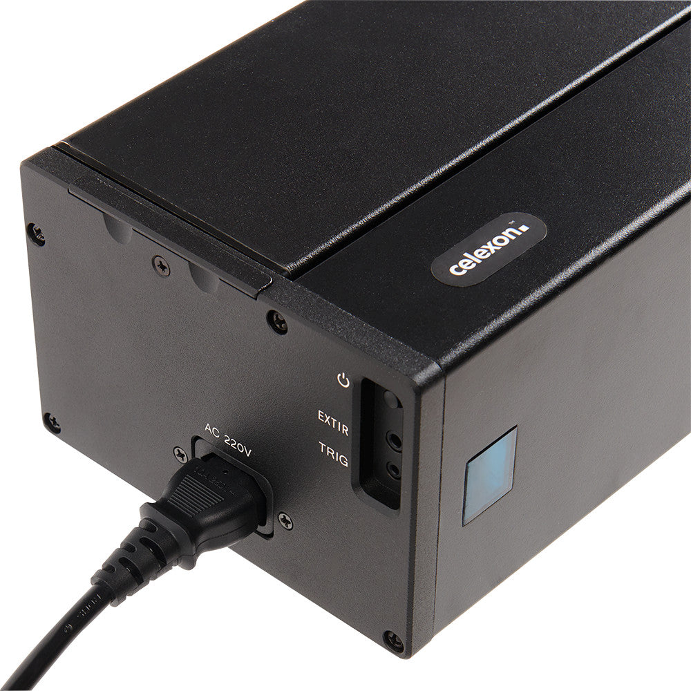 celexon UST High Contrast Floor Scissor Screen - Expert 21:9 black