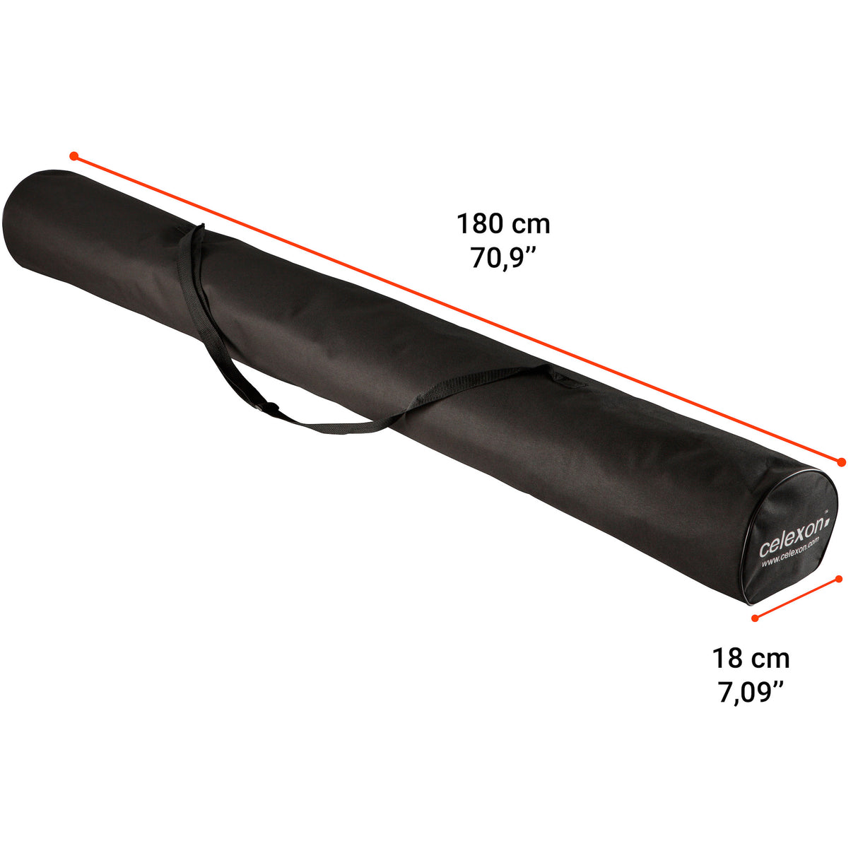 celexon canvas softcase for tripod screen
