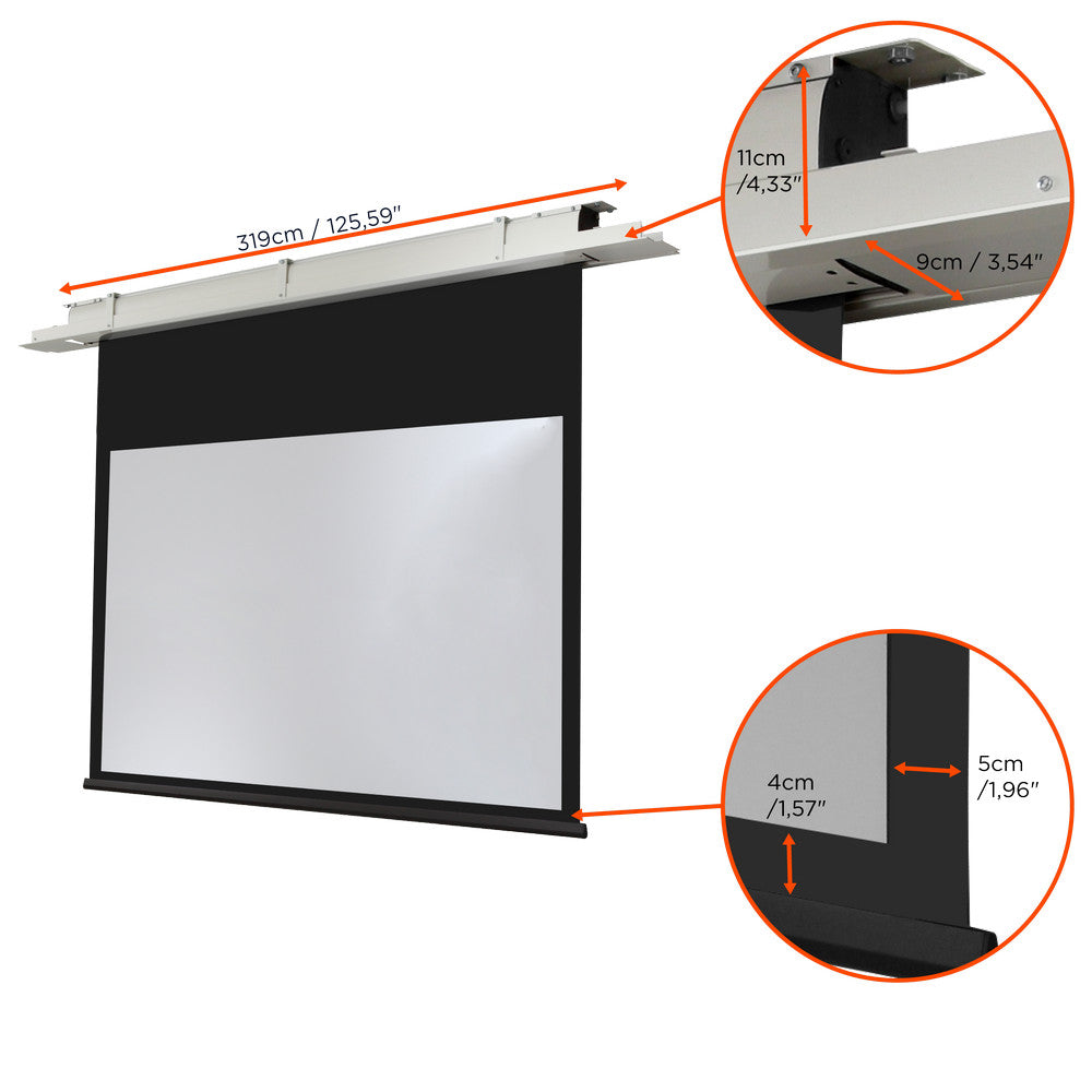 celexon ceiling recessed electric projector screen Expert