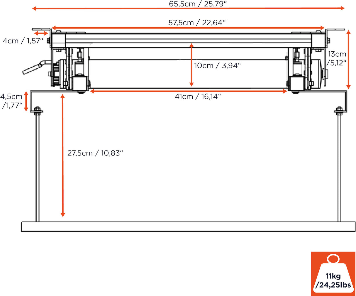 celexon projector ceiling lift PL300