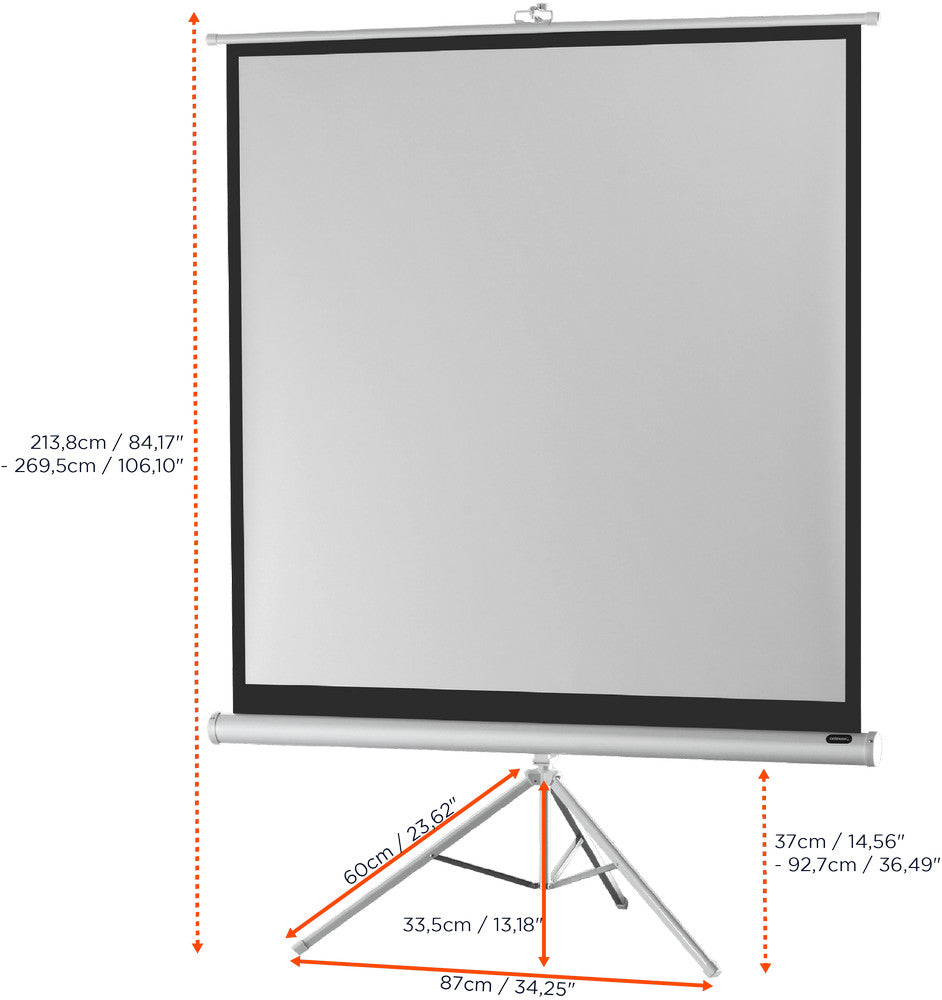 celexon screen Tripod Economy Projector Screen - white edition