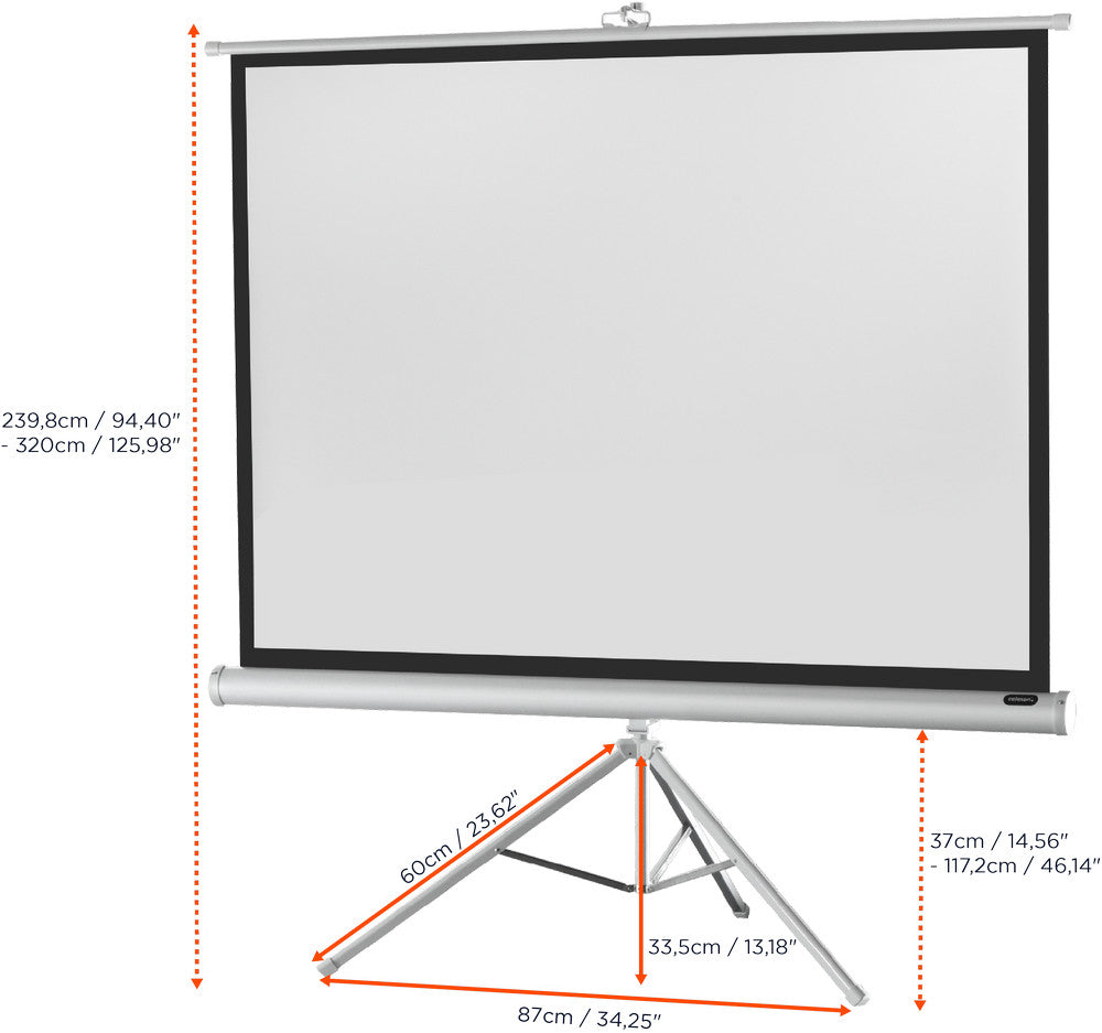 celexon screen Tripod Economy Projector Screen - white edition