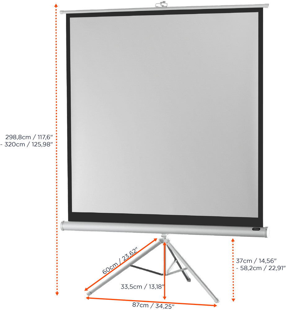 celexon screen Tripod Economy Projector Screen - white edition
