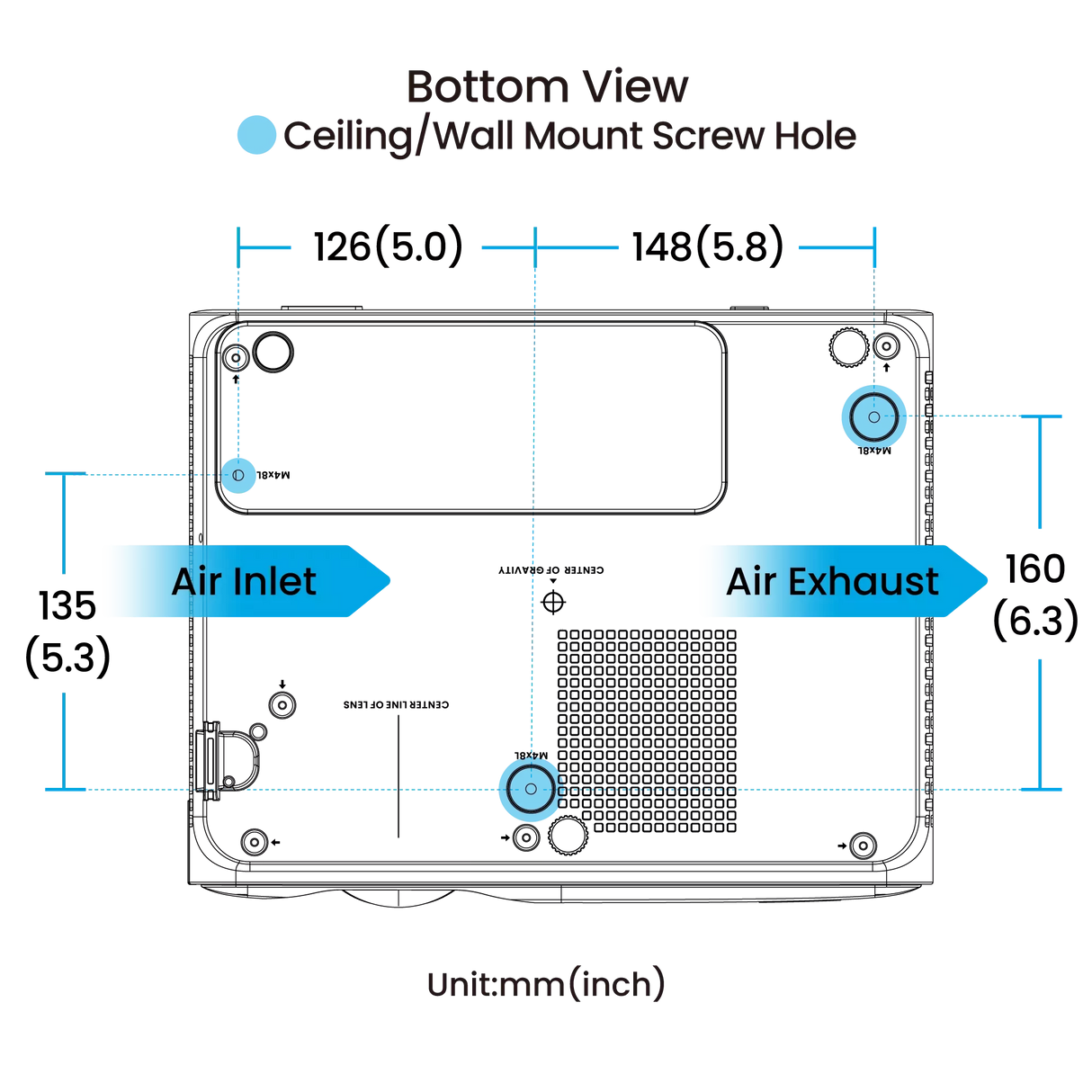 BenQ AH500ST 4000-Lumen Short Throw 1080P Laser Golf Simulator Projector