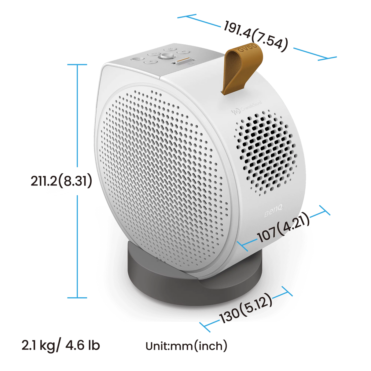 BenQ GV50|1080p 500lm Portable Projector