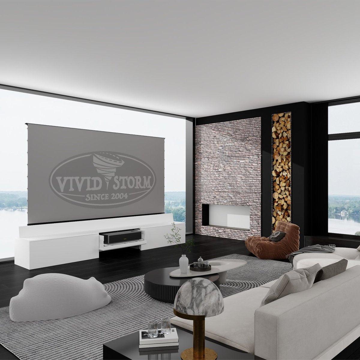 VIVIDSTORM Fully Concealed Motorized Cabinet PARIS