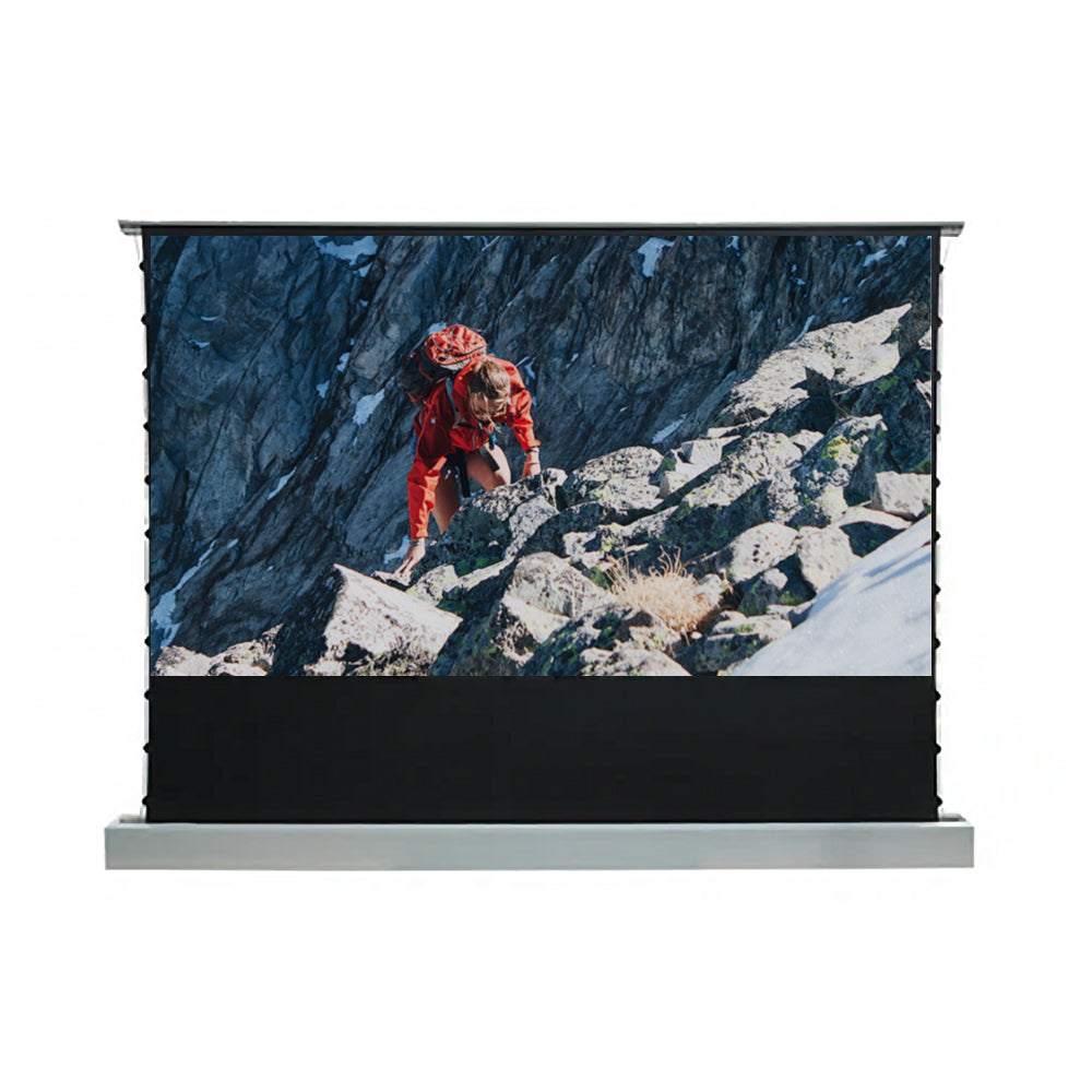 150" Floor Rising Electric Tensioned Screen (UST and Non UST)