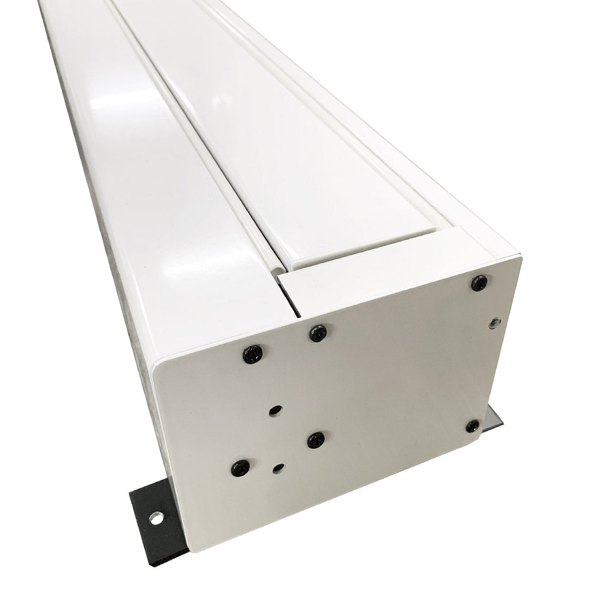 VividStorm S White Cinema Electric Tension Floor Rising Projector Screen - Black Borders