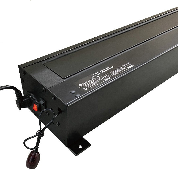 VividStorm S White Cinema Electric Tension Floor Rising Projector Screen - Black Borders