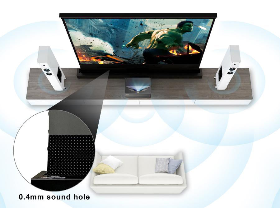 VividStorm S PRO P PLUS Electric Tension ACOUSTIC Floor Rising ALR Screen (UST)