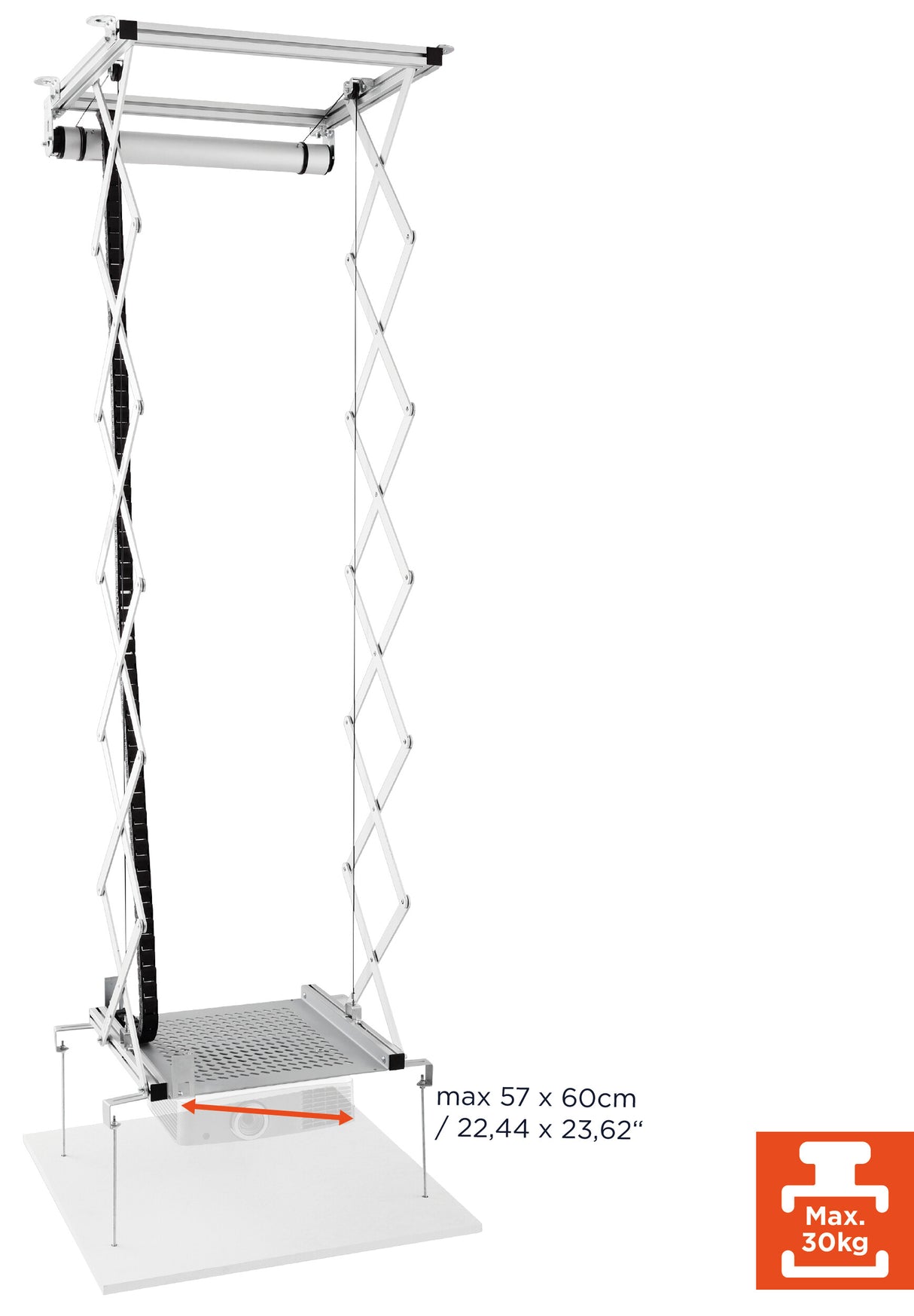 Elevador de techo para proyector Celexon pl2000 plus