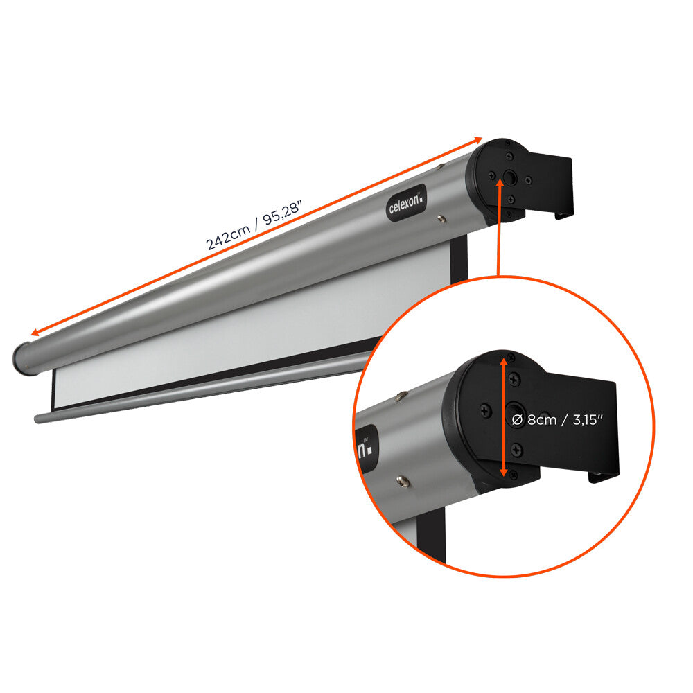 99" Celexon screen electric home cinema 220 x 124 cm 16:9