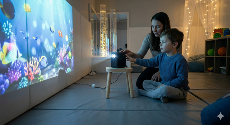 Transforming Spaces: Why Portable Projectors are a Game Changer for Sensory Rooms
